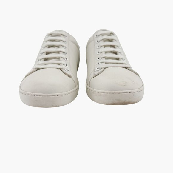 Gucci Ace GG Interlock Logo Low Top Sneakers White Leather Size 39 US 9 Women - Picture 5 of 14